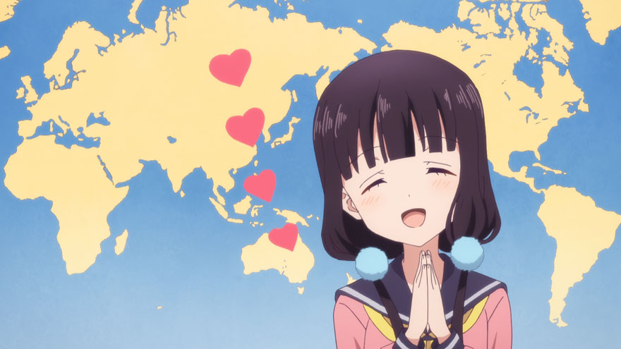 Blend S Anime Fan art Manga, Anime, television, blue png | PNGEgg